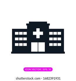 Hospital Flat Icon Vector Design