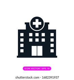 Hospital Flat Icon Vector Design