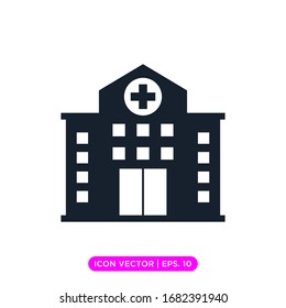 Hospital Flat Icon Vector Design