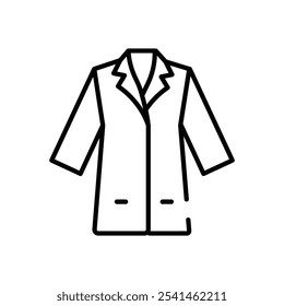 Hospital Gown vector icon stock illustration