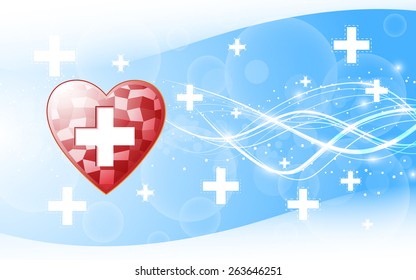 hospital health care abstract background