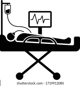 Hospital or health care facility that provides intensive treatment Icon