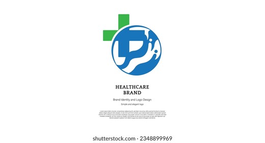 hospital and health care logo design for graphic designer and web developer