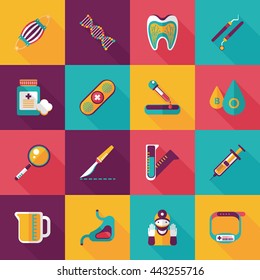 Hospital and health icons set