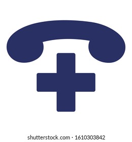 
Hospital Helpline Isolated Vector icon which can be easily modified or edit
