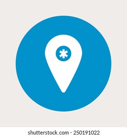 Hospital icon.