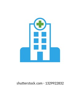 Hospital icon design template vector isolated illustration