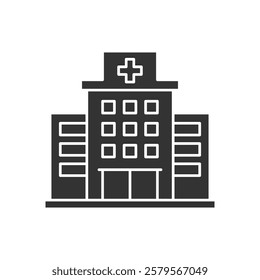 Hospital Icon Design, Vector EPS10