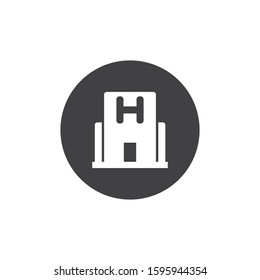 Hospital Icon Design Vector Illustration