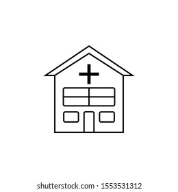 hospital icon design vector template