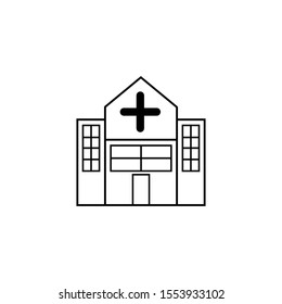 hospital icon design vector template