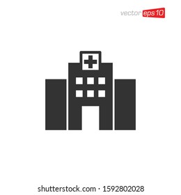 Hospital Icon Design Vector Template