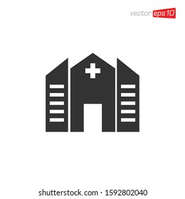 Hospital Icon Design Vector Template
