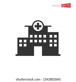 Hospital Icon Design Vector Template