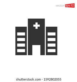 Hospital Icon Design Vector Template