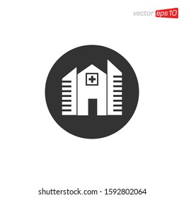 Hospital Icon Design Vector Template