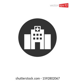 Hospital Icon Design Vector Template