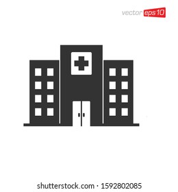 Hospital Icon Design Vector Template