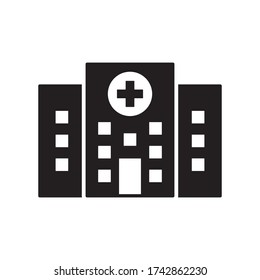 Hospital Icon Design Vector Template 