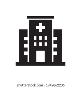 Hospital Icon Design Vector Template 