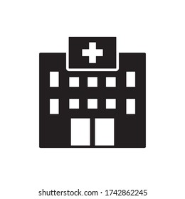 Hospital Icon Design Vector Template 