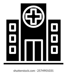 Hospital Icon Element For Design