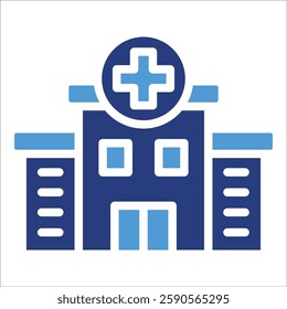 Hospital Icon Element For Design