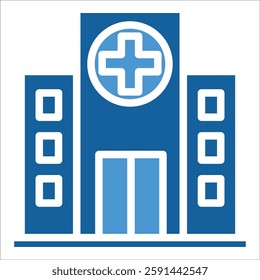 Hospital Icon Element For Design