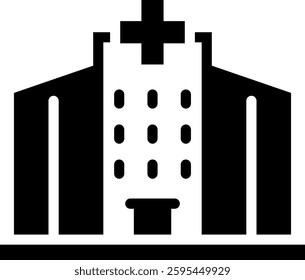 Hospital Icon Element For Design