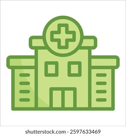 Hospital Icon Element For Design