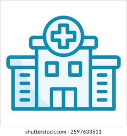 Hospital Icon Element For Design