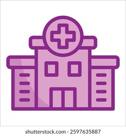 Hospital Icon Element For Design
