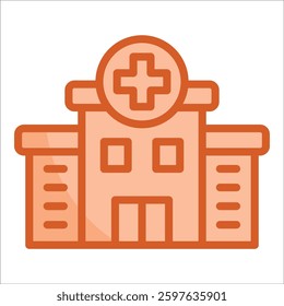 Hospital Icon Element For Design