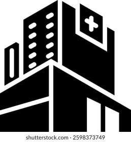 Hospital Icon Element For Design
