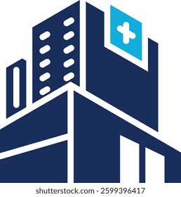 Hospital Icon Element For Design