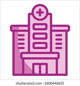 Hospital Icon Element For Design