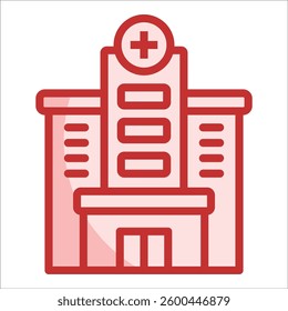 Hospital Icon Element For Design