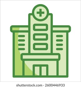 Hospital Icon Element For Design