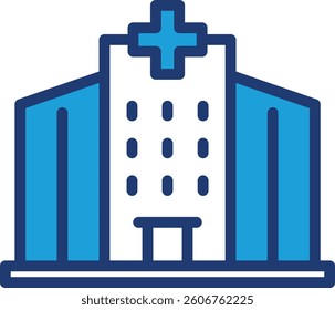 Hospital Icon Element For Design