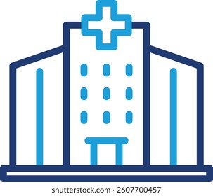 Hospital Icon Element For Design