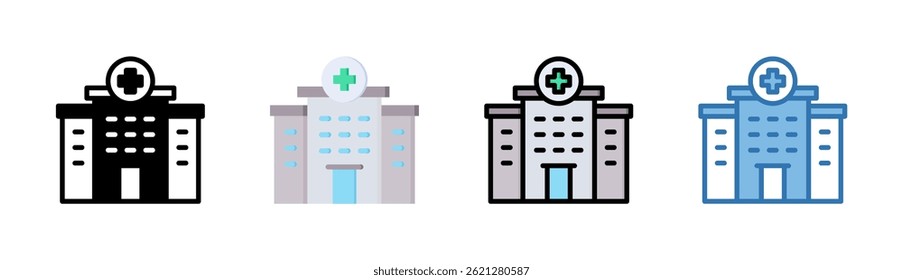 Elemento de ícone hospitalar para design