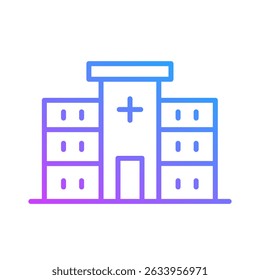 Hospital Icon Element For Design