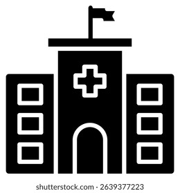 Hospital Icon Element For Design