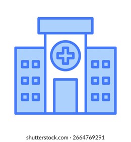 Hospital Icon Element for Design