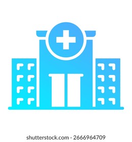 Hospital Icon Element For Design