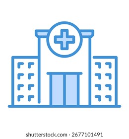 Hospital Icon Element For Design