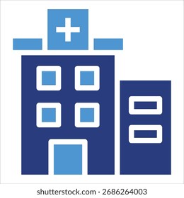 Hospital Icon Element For Design