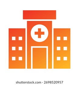 Hospital Icon Element for Design