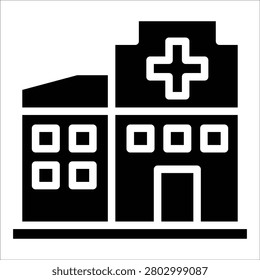 Hospital Icon Element For Design
