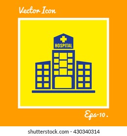 Hospital Icon. Eps-10.